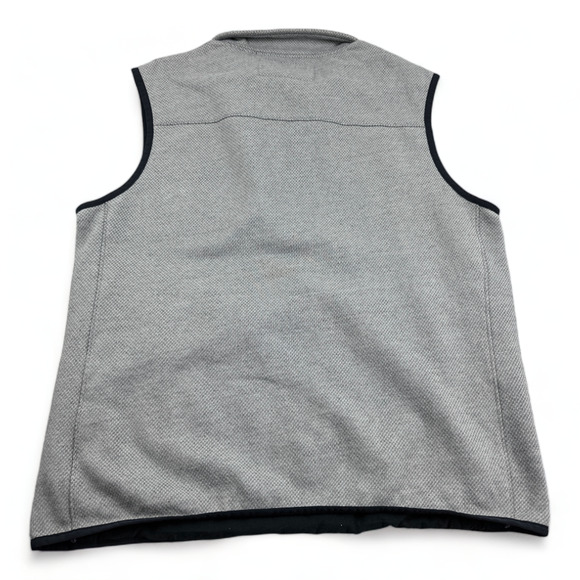 Duluth Trading Company Vest Adult MEDIUM Gray Black Half Zip - Picture 3 of 7